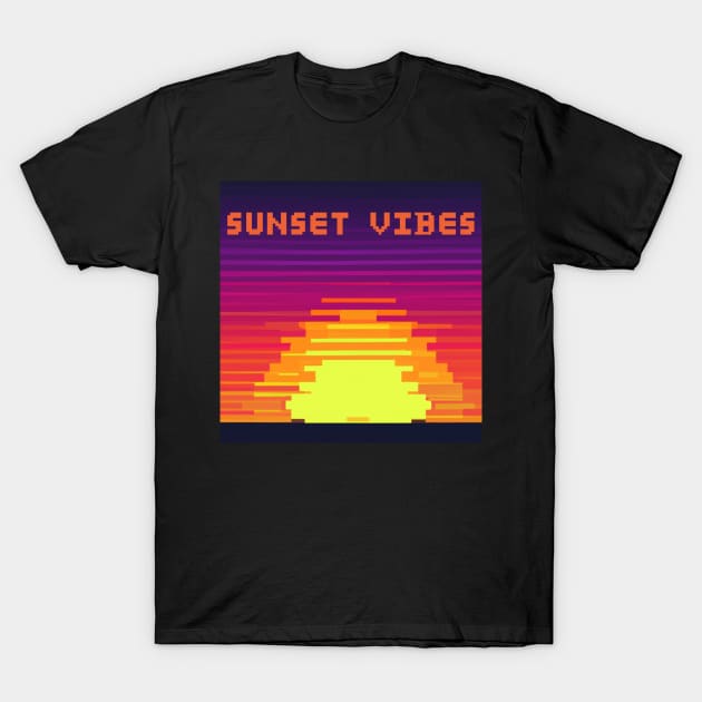 Sunset vibes - good vibes at sunset T-Shirt by SJG-digital